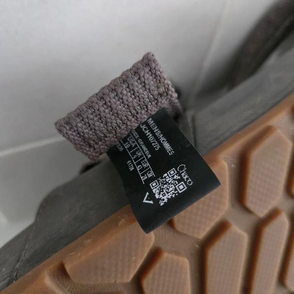Chaco Lowdown Sandals Mens Waterproof Outdoor Hiking Travel Adjustable Gray 10